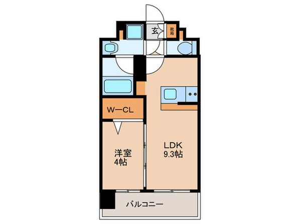 シャトーボヌールの物件間取画像